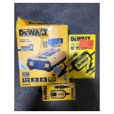 Lot of assorted Dewalt power stations various models and conditions see pictures