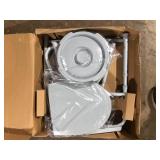 Drive Medical Folding Steel Bedside Commode Customer Returns See Pictures