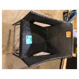 Lot of Black Wicker Chair  Customer Returns See Pictures