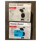 Lot of 2 American Standard Rumson Single-Handle 1-Spray Tub and Shower Faucet with 1.8 GPM in Matte Black (Valve Included) customer return see pictures