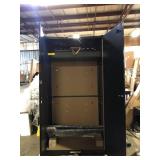 36 in. W x 81 in. H x 24 in. D 20-Gauge  Freestanding Garage Storage Cabinet damaged on Top see pictures