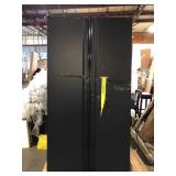 36 in. W x 81 in. H x 24 in. D 20-Gauge  Freestanding Garage Storage Cabinet damaged on Top see pictures