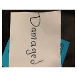 36 in. W x 81 in. H x 24 in. D 20-Gauge  Freestanding Garage Storage Cabinet damaged on Top see pictures