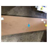 Hampton Bay 8 ft Straight Laminate Countertop Kit Included in Gloss Calcutta Marble customer return see pictures