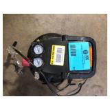 Husky 3 Gal. 120 PSI Portable Electric Oil-Free Light Duty Pancake Air Compressor with Fold Down Handle and 1-Quick Coupler Customer Returns See Pictures