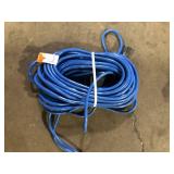 Husky 100 ft. 12/3 Medium Duty Cold Weather Indoor/Outdoor Extension Cord, Blue  Customer Returns See Pictures