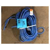 Husky 100 ft. 12/3 Medium Duty Cold Weather Indoor/Outdoor Extension Cord, Blue  Customer Returns See Pictures