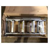 Louisville Ladder Energy Efficient 7 ft. 8 in. to 10 ft. 3 in., 25.5 in. x 54 in. Insulated Aluminum Attic Ladder, 375 lbs. Load Capacity Customer Returns See Pictures