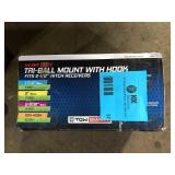 TowSmart Up to 14,000 lb. 1-7/8 in., 2 in, and 2-5/16 in. Ball Diameters Adjustable Trailer Tri-Ball Mount with Hook   Customer Returns See Pictures