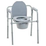 Drive Medical Folding Steel Bedside Commode Customer Returns See Pictures