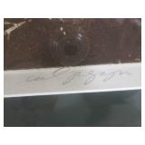 (D-4) Framed Limited Engraving Sign...