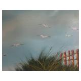 (D-4) Signed Canvas Painting 36" x ...