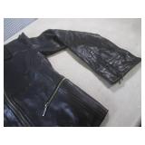 (BR1) Mossimo Womens Leather Jacket...