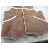 (BR1) JCPenny Leather Lined Vest Si...