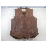 (BR1) RanchWear Leather Lined Vest ...