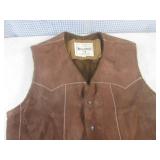 (BR1) RanchWear Leather Lined Vest ...