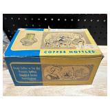 Vintage Set of McKee Hottle Glasbake Carafes and Victorian Carved Wood Furniture Handles