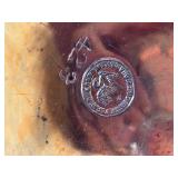 Antique Silver Plated Tilting Ice Water Pitcher on Stand