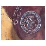 Antique Silver Plated Tilting Ice Water Pitcher on Stand