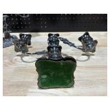 2 Silver Plated Three Light Candelabra