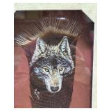 Hand Painted Oil Painting onTurkey Feather by North Dakota Artist Andrew Lyle Knudson