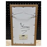 Hand Painted Oil Painting onTurkey Feather by North Dakota Artist Andrew Lyle Knudson