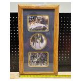 Framed Wolf Art Picture