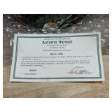 Autumn Harvest Collector Plate & Vintage Avon “Black Suede for Men” Sports Car