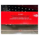 Autumn Harvest Collector Plate & Vintage Avon “Black Suede for Men” Sports Car