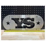 Metal YS Sign