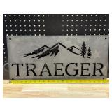 Metal Traeger Sign