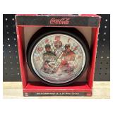 Coca Cola NASCAR Dale JR and SR Wall Clock, Vintage Calendar ad Trading Card