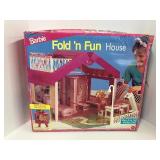 Fold and Fun Barbie Playhouse 1991 Original Box