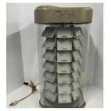 Vintage Colibri Rotating Lighter Display Case