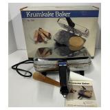 Electric Krumkake Iron in Original Box