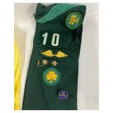 Vintage Hutchinson Girl Scout Scarf, Sash and Badges