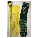 Vintage Hutchinson Girl Scout Scarf, Sash and Badges