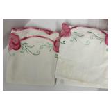 Ten Piece LOT Vintage Embroidered Linens