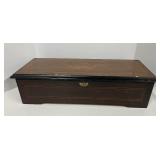 Antique Swiss Twelve Music Box Inlaid Case