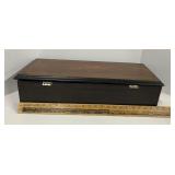 Antique Swiss Twelve Music Box Inlaid Case