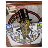 Vintage Planters Peanuts  Mr. Peanut Framed Mirror