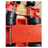 Lionel Toy Train Pieces - Trestle Set and Mattel Wooden Putt Putt Train