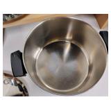 Revere Copper Bottom Pans in Original Boxes 3 Piece Set