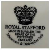 Royal Stafford Blue Poppy Flower Dinner Plates and Pitcher