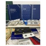 Large LOT of Coin Collection Display Items