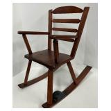 Vintage Highchair & Rocker Wooden Children