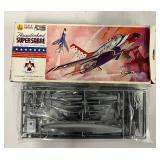 Monogram Snap Tite HO Gauge Big Boy Locomotive Model and Super Sabre Thunderbird 1/72 Scale