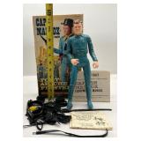 Vintage 1967 Marx Johnny West 12" Captain Maddox in Original Box with Acccessories