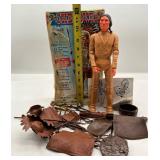 Vintage Marx Chief Cherokee Action Figure in Original Box with Accessorires 1960
