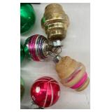 Vintage Shiny Brite and Mercury Glass Ornament